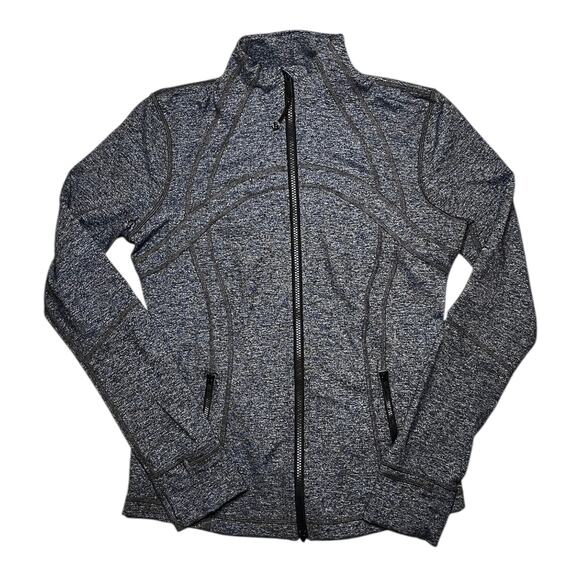 Lululemon Define Jacket Heathered Black Size 12 - Picture 1 of 4